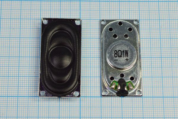 Динамическая головка 40x20x 6\  8\1,0\мет/пл\2C\QHDZ2040-1