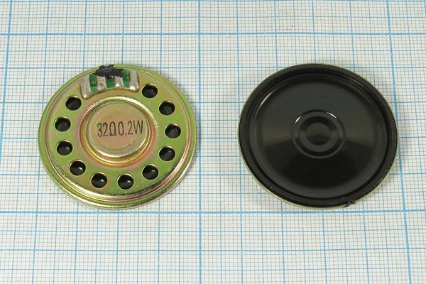 Динамическая головка 40x 6\ 32\0,20\мет/пл\2C\YDB40-12-32