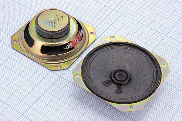 Динамическая головка 66x66x26\ 8\0,5\мет/бум\2C\YD63-02[0,5ГДШ-2]