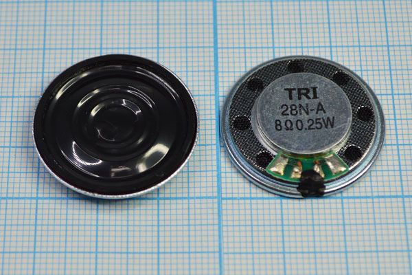 Динамическая головка 28x 5\  8\0,25\мет/пл\2C\TRI28N-A