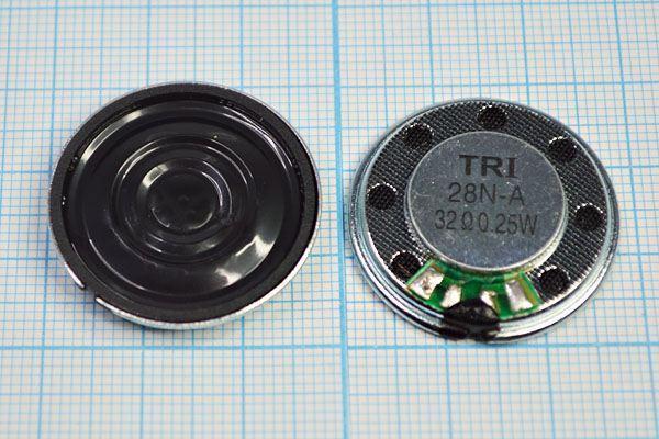Динамическая головка 28x 5\ 32\0,25\мет/пл\2C\TRI28N-A