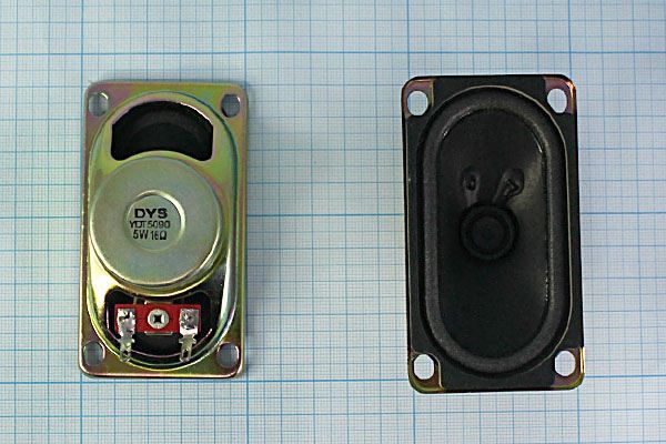 Динамическая головка 90x50x38\16\ 5\мет/бум\2C\YDT5090-21-N16