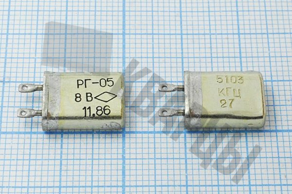 Кварцевый резонатор 6,544 МГц - 6544 РГ-05