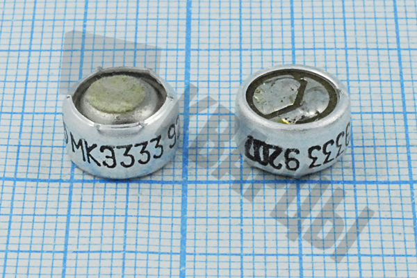 Микрофон электретный 10,4x6,2 O 2T 6мВ Па МКЭ-333