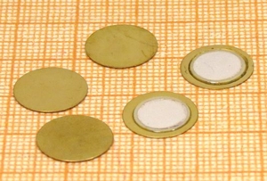 Пьезоблок 12x0.40мм тип D 2C MEC 9x0.2латунь MT-12T-12.5A1