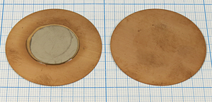 Пьезоблок 46x0.45мм тип D 2.8кГц 2C пб ППА-1 23x0.3 односторонняя керамика