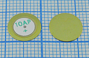 Пьезоблок 9.5x0.16мм тип D 10кГц 2C VS-9.5T-10.0A1P VOISE