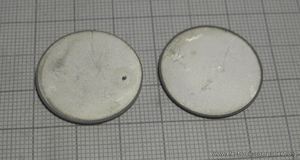 Ультразвуковой пьезоэлемент из пьезокерамики d26x1мм диск ЦТС-19