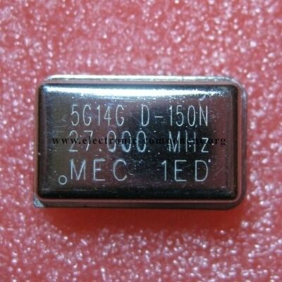 Кварцевый генератор 27000 КГц - 5G14G-D-150N-27.000 DIL-14 (FULL) 5B HCMOS/TTL МЕС