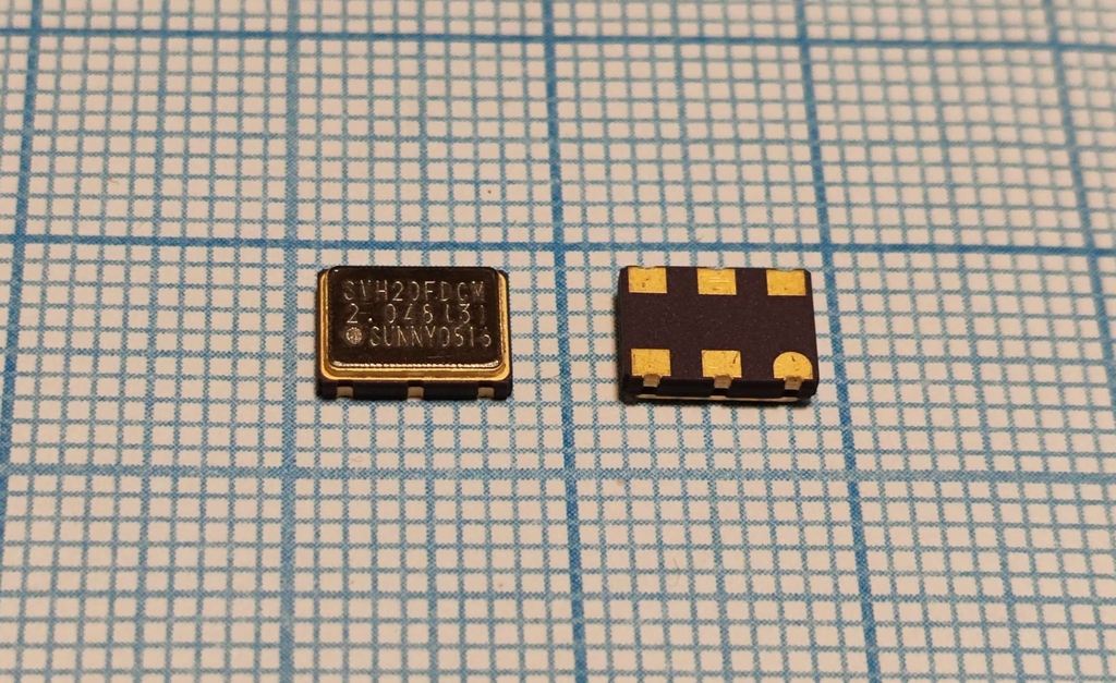 Кварцевый генератор 2.048 МГц - 2048 SVH20DFCM-2.048MHz 3.3B HCMOS SUNNY