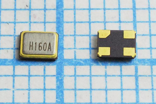 Кварцевый резонатор 16 МГц - 16000 SMD02520C4 9 10 /-40~85C HSX221SA 1Г