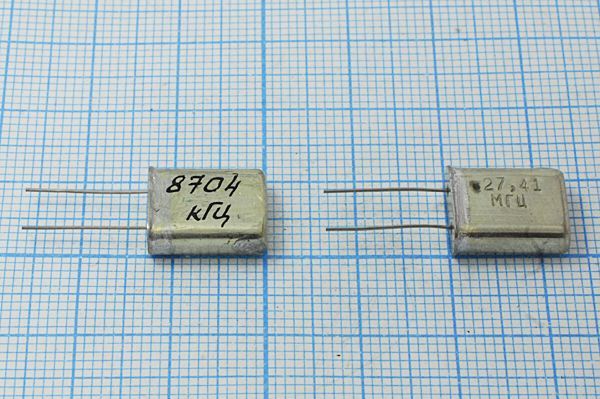 Кварцевый резонатор 8,704 МГц - 8704 HC18U МД 1Г
