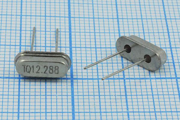 Кварцевый резонатор 12,288 МГц - 12288 HC49S3 30 30 30/-20~70C AT-49S 1Г