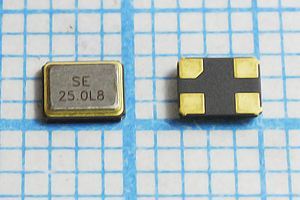 Кварцевый резонатор 25 МГц - 25000 SMD03225C4 8 10 30/-40~85C SMD3225 1Г Кварцевый резонатор 25 МГц - 25000 SMD03225C4 8 10 30/-40~85C SMD3225 1Г