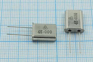 Кварцевый резонатор 45 МГц - 45000 HC49U 20 30 30/-10~60C HC49U[MEC] 3Г
