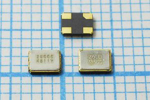 Кварцевый резонатор 26 МГц - 26000 SMD03225C4 10 10 CX3225YB 1Г Кварцевый резонатор 26 МГц - 26000 SMD03225C4 10 10 CX3225YB 1Г