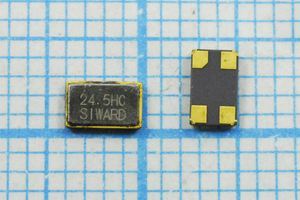 Кварцевый резонатор 24,576 МГц - 24576 SMD04025C4 10 15 SX-4025 1Г SIWARD