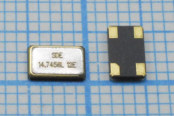 Кварцевый резонатор 14,7456 МГц - 14745,6 SMD05032C4 12 10 15/-40~85C SMD5032 1Г