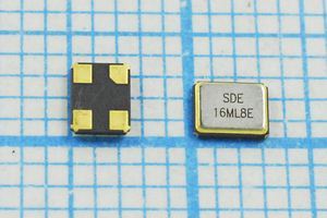 Кварцевый резонатор 16 МГц - 16000 SMD03225C4 8 10 30/-40~85C SMD3225 1Г Кварцевый резонатор 16 МГц - 16000 SMD03225C4 8 10 30/-40~85C SMD3225 1Г