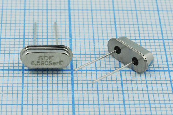 Кварцевый резонатор 6,59 МГц - 6590 HC49S3 S 10 30/-40~85C 49S[SDE] 1Г SDE