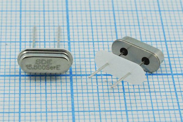 Кварцевый резонатор 15,5 МГц - 15500 HC49S3 S 10 30/-40~85C 49S[SDE] 1Г +IS
