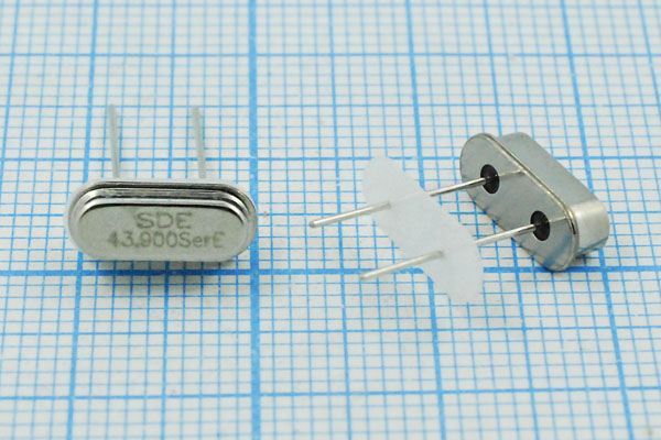 Кварцевый резонатор 43,9 МГц - 43900 HC49S3 S 10 30/-40~85C 49S[SDE] 3Г +IS