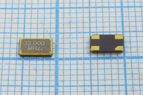 Кварцевый резонатор 32 МГц - 32000 SMD05032C4 12 10 30/-40~85C S5032 1Г
