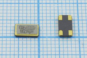 Кварцевый резонатор 12 МГц - 12000 SMD06035C4 12 10 30/-40~85C KC6 1Г (G12.0