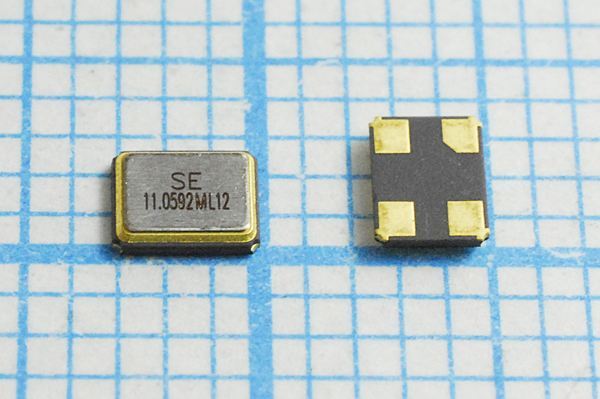 Кварцевый резонатор 11,0592 МГц - 11059,2 SMD03225C4 12 10 30/-40~85C SMD3225 1Г