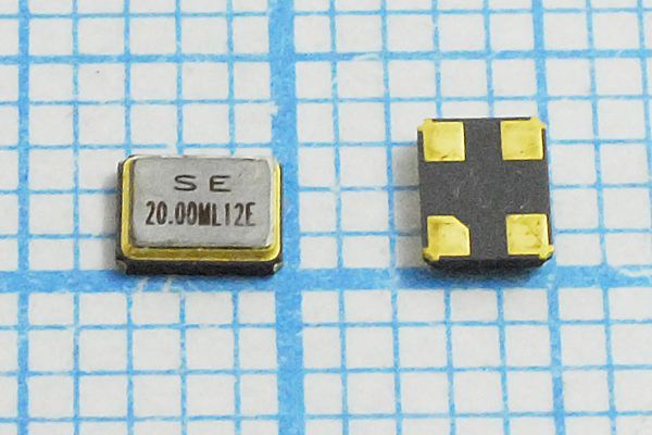 Кварцевый резонатор 20 МГц - 20000 SMD03225C4 12 10 30/-40~85C SMD3225 1Г