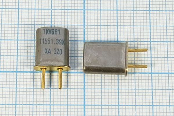 Кварцевый резонатор 11,55139 МГц - 11551,39 HC50U 32 1Г (XA320)