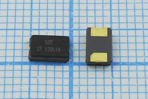 Кварцевый резонатор 27,12 МГц - 27120 SMD05032C2 10 10 30/-40~85C SMG0503(2P) 1 Кварцевый резонатор 27,12 МГц - 27120 SMD05032C2 10 10 30/-40~85C SMG0503(2P) 1