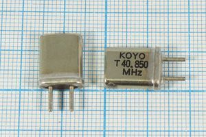Кварцевый резонатор 40,85 МГц - 40850 HC25U +SL[13610кГц] (KOYO T40.85M)