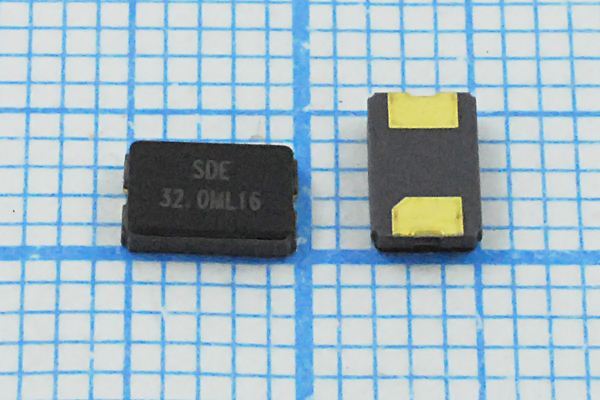 Кварцевый резонатор 32 МГц - 32000 SMD05032C2 16 10 30/-40~85C SMG0503(2P)