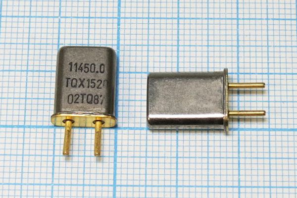 Кварцевый резонатор 11,45 МГц - 11450 HC50U 1Г (TQX1520)