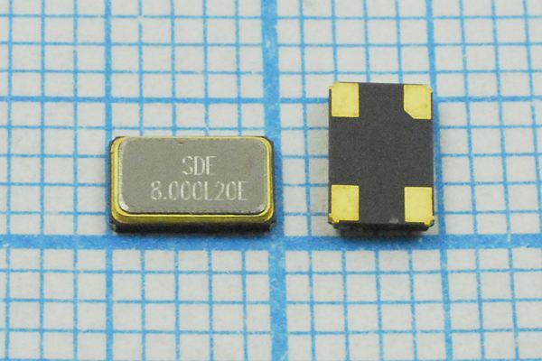 Кварцевый резонатор 8 МГц - 8000 SMD05032C4 20 10 30/-40~85C SMD0503(4P) 1Г