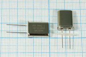 Кварцевый резонатор 141,07333 МГц - 141073,33 HC49U S 10 10/0~50C HAC 5Г +IS Кварцевый резонатор 141,07333 МГц - 141073,33 HC49U S 10 10/0~50C HAC 5Г +IS