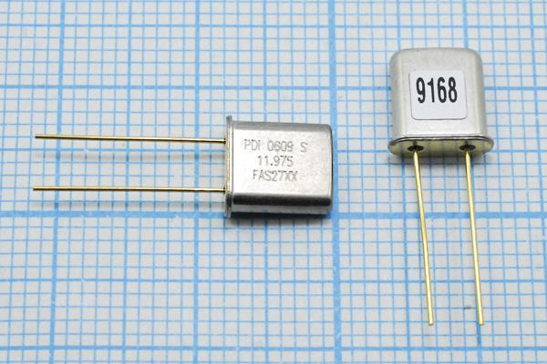 Кварцевый резонатор 11,975 МГц - 11975 UM1 27 10 7,5/-20~85C U1[UM1][PDI] 1Г