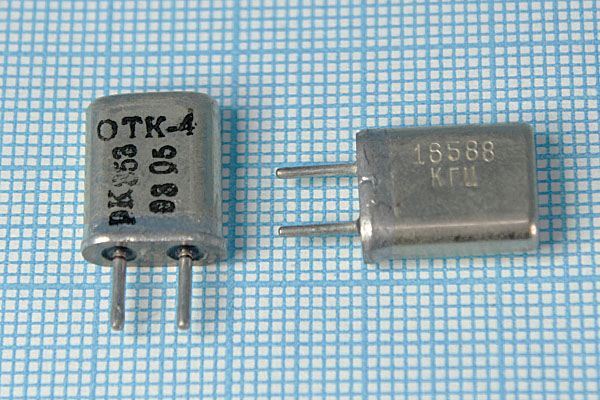 Кварцевый резонатор 16,588 МГц - 16588 HC25U 50 100/-30~60C РК353МА-9БХ 1Г