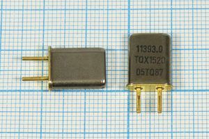 Кварцевый резонатор 11,393 МГц - 11393 HC50U 32 1Г (TQX1520)