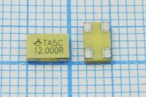 Кварцевый резонатор 12 МГц - 12000 SMD05032C4 20 20 20/-20~70C TA5C 1Г STE Кварцевый резонатор 12 МГц - 12000 SMD05032C4 20 20 20/-20~70C TA5C 1Г STE