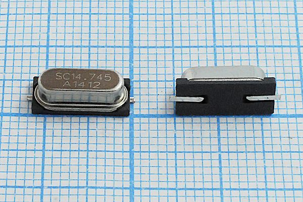 Кварцевый резонатор 14,7456 МГц - 14745,6 SMD49S4 20 30 50/-20~70C SX-1 1Г
