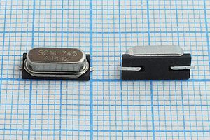 Кварцевый резонатор 14,7456 МГц - 14745,6 SMD49S4 20 30 50/-20~70C SX-1 1Г