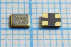 Кварцевый резонатор 25 МГц - 25000 SMD03225C4 8 30 30/-20~70C SX-32 1Г Кварцевый резонатор 25 МГц - 25000 SMD03225C4 8 30 30/-20~70C SX-32 1Г