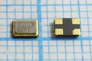 Кварцевый резонатор 36 МГц - 36000 SMD03225C4 9 30 30/-20~70C SX-32 1Г