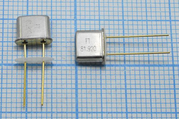 Кварцевый резонатор 81,92 МГц - 81920 UM5 S 20 30/-20~70C U5 3Г +IS (FT)