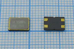 Кварцевый резонатор 14,7456 МГц - 14745,6 SMD07050C4 12 10 30/-40~85C KC7 1Г