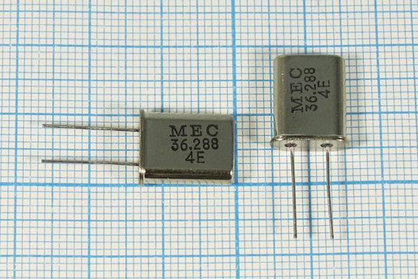 Кварцевый резонатор 36,288 МГц - 36288 HC49U 20 30 HC49U[MEC] 3Г(MEC36.288)