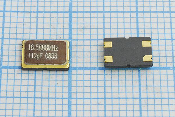Кварцевый резонатор 16,5888 МГц - 16588,8 SMD07050C4 12 10 30/-40~85C KC7 1Г