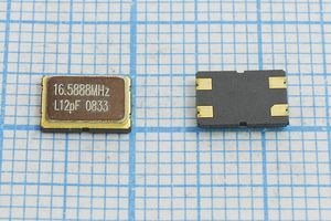 Кварцевый резонатор 16,5888 МГц - 16588,8 SMD07050C4 12 10 30/-40~85C KC7 1Г Кварцевый резонатор 16,5888 МГц - 16588,8 SMD07050C4 12 10 30/-40~85C KC7 1Г